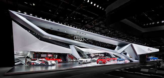 巴黎车展Audi奥迪展台设计2