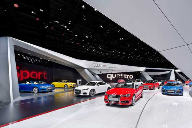 巴黎车展Audi奥迪展台设计4