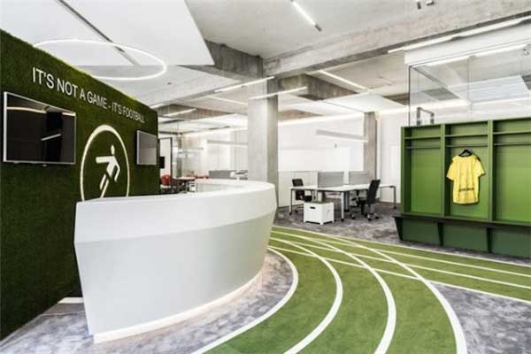 足球创意办公空间设计1
