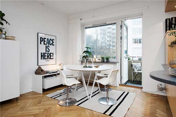 瑞典现代简约风格公寓设计2