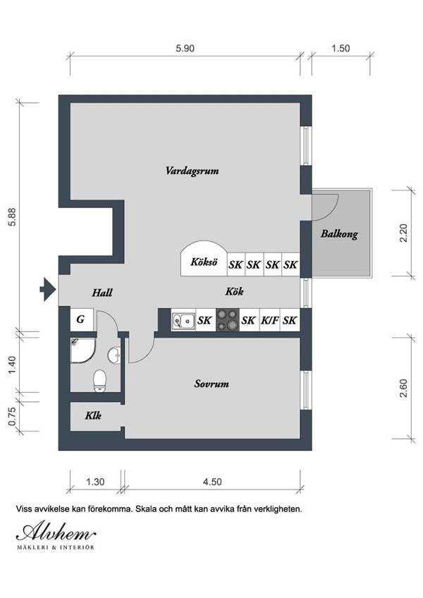 瑞典现代简约风格公寓设计21