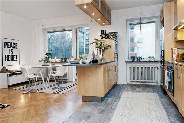 瑞典现代简约风格公寓设计3