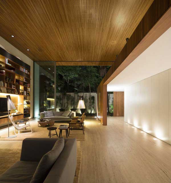 巴西圣保罗木质别墅软装设计5