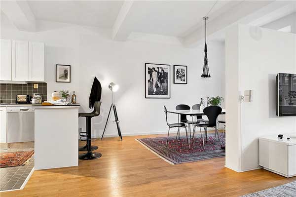 瑞典哥德堡67平米工业元素风格的公寓设计15