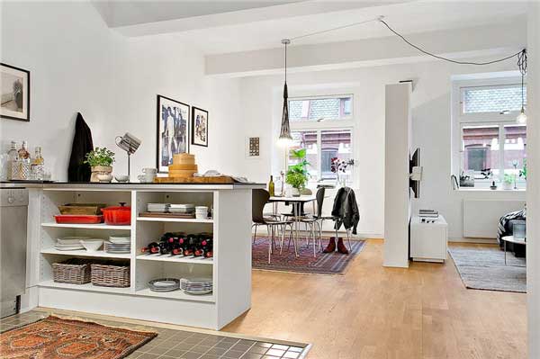 瑞典哥德堡67平米工业元素风格的公寓设计2