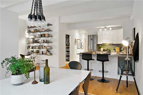 瑞典哥德堡67平米工业元素风格的公寓设计1