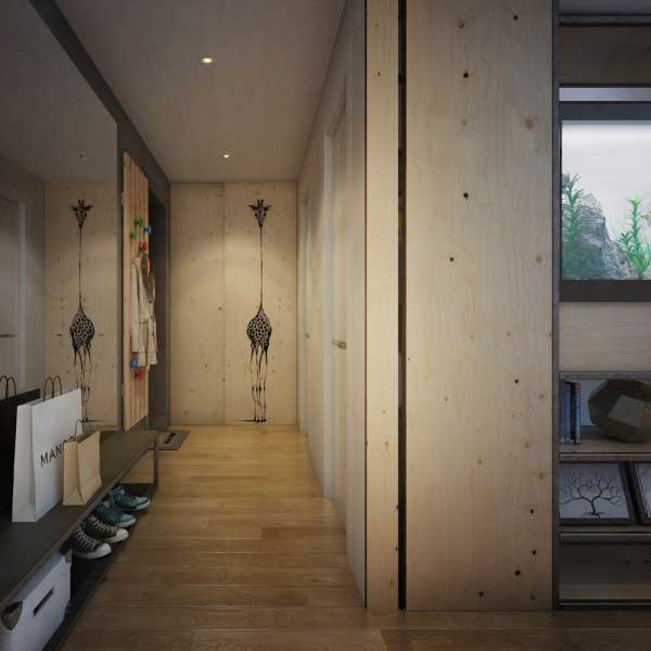 50平米时尚创新的小公寓设计20