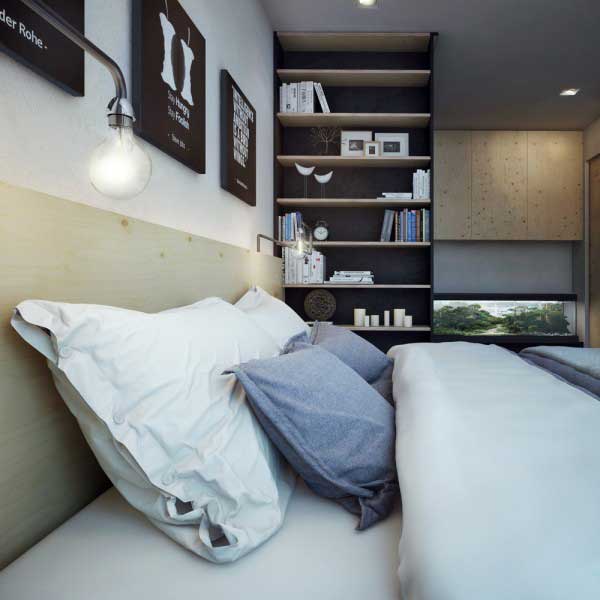 50平米时尚创新的小公寓设计23
