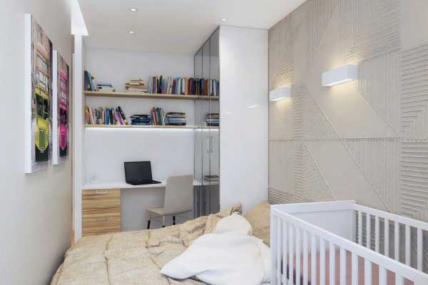 50平米时尚创新的小公寓设计5