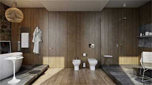  五个豪华浴室装修效果图12  
