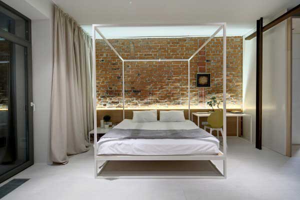  红砖墙：斑驳的精致演绎的现代公寓设计10