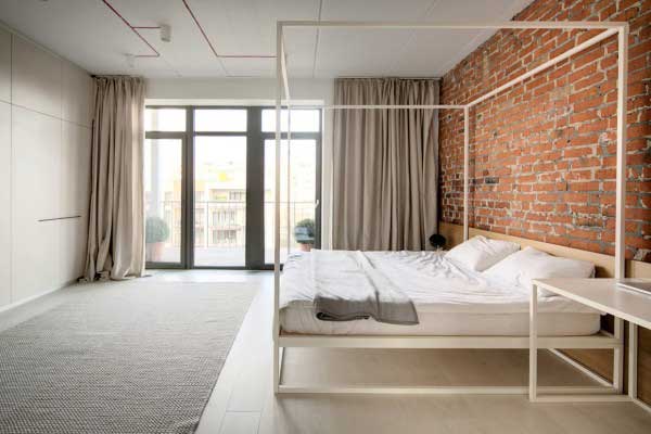 红砖墙：斑驳的精致演绎的现代公寓设计13