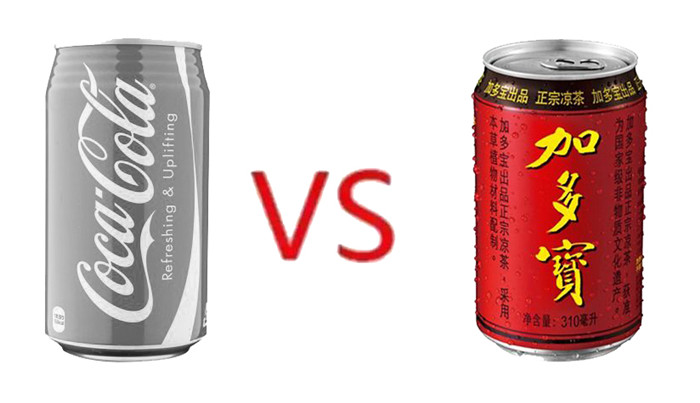 可口可乐vs凉茶